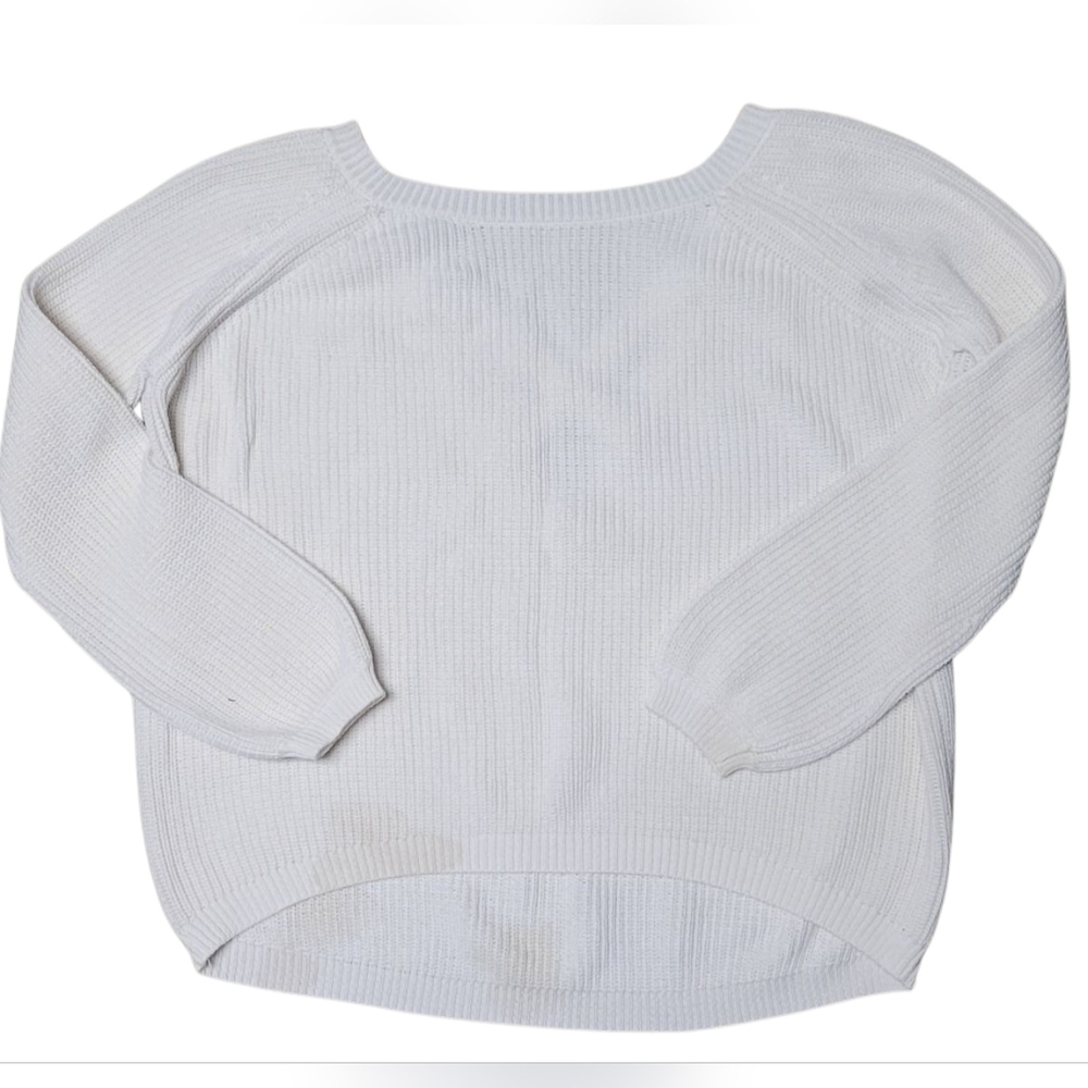 Women's White Sweater By Pink Blush